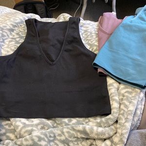 Aurora Crop Ribbed Tank